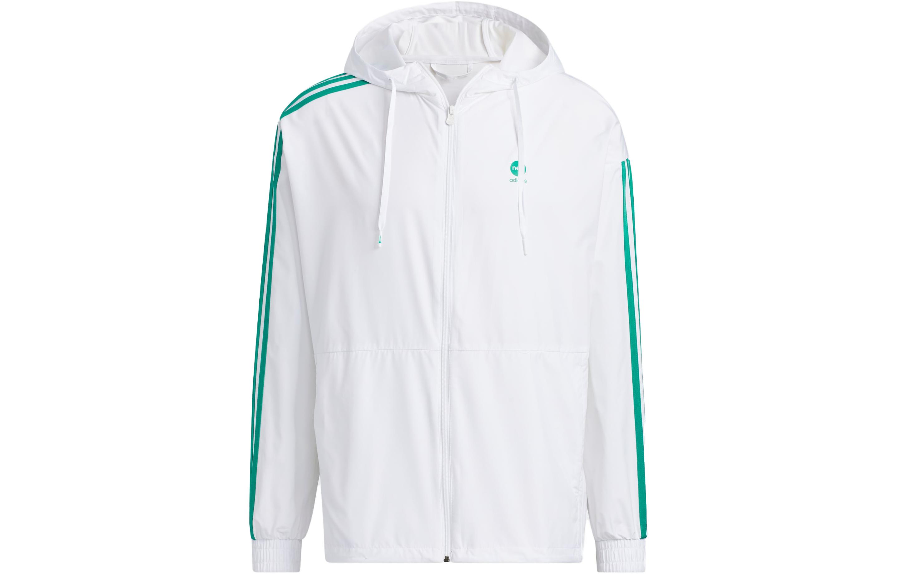 Adidas Neo Jackets Unisex White Hooded Moderate Soft Shell IA4963 M