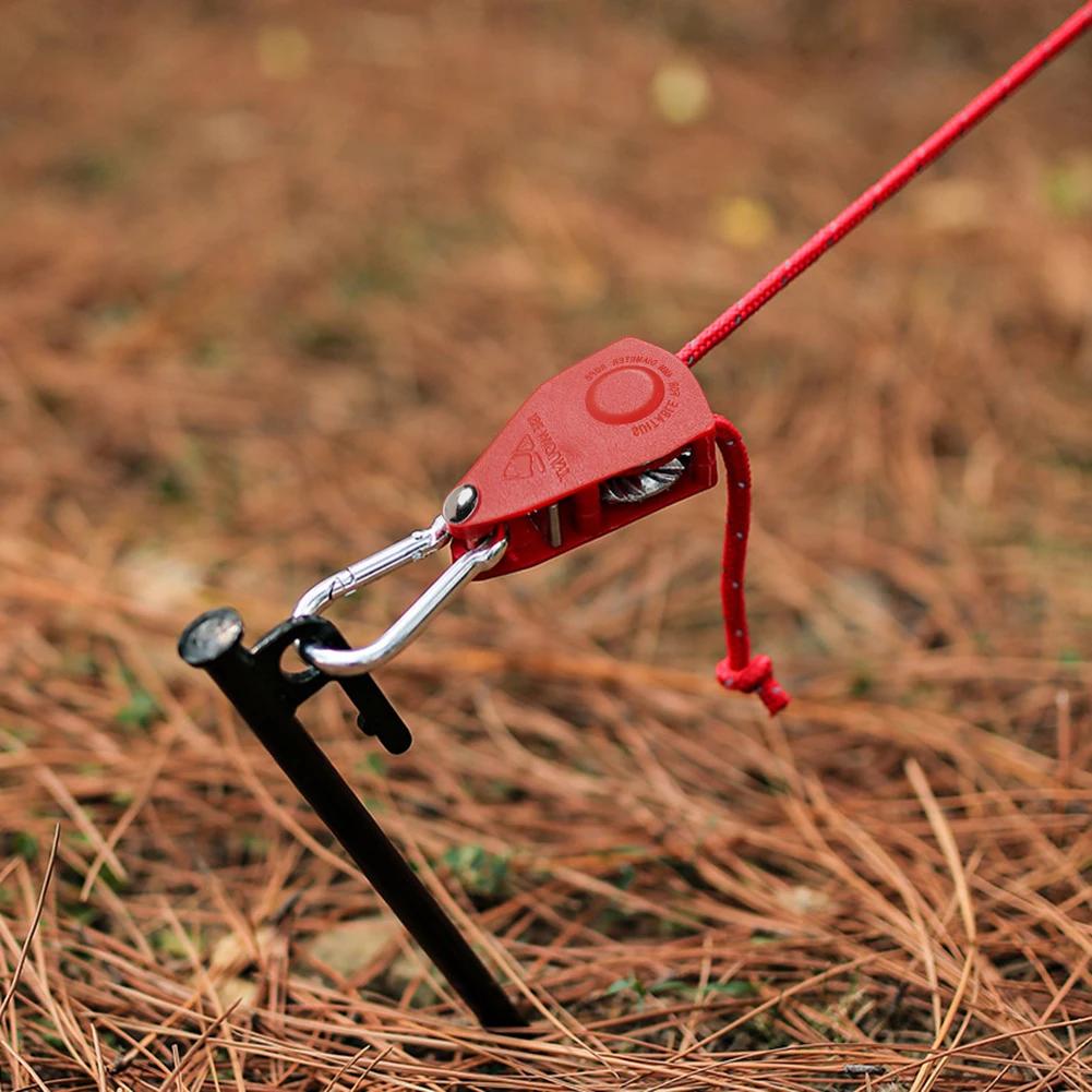 4M Kampeertent Spanband Spanner Bevestigingskatrol Verstelbare Ratel Hangers Luifel Touw Ratel Hangers Spanbanden