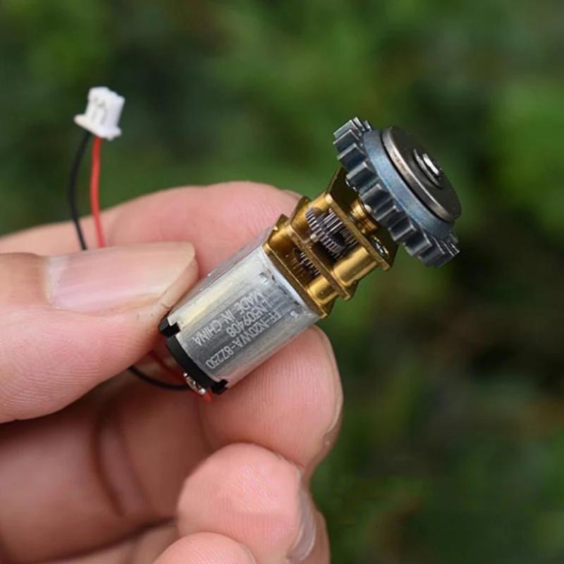 1PC GA12-N20 FF-N20WA-8Z230 Mini 12mm Full Metal Gearbox DC Motor 5V-6V 93-115RPM Slow Speed for DIY Robot Car