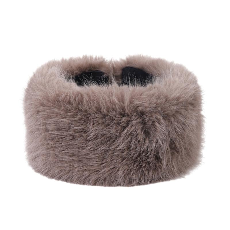 Женская утолщенная панама Плюшевая монгольская шляпа Шляпа с открытым верхом для девочек Покупки