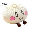 Creative Plush Home Decor Cute Dumpling Pillow, Steamed Bun Stuffed Toy, Soft Lazy Elf Pillow Sofa Cushion, 28/40cm for Bedroom, Gift Kids Fabric