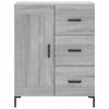 Sideboard in Grey Sonoma 69.5 x 34 x 90 cm engineered wood