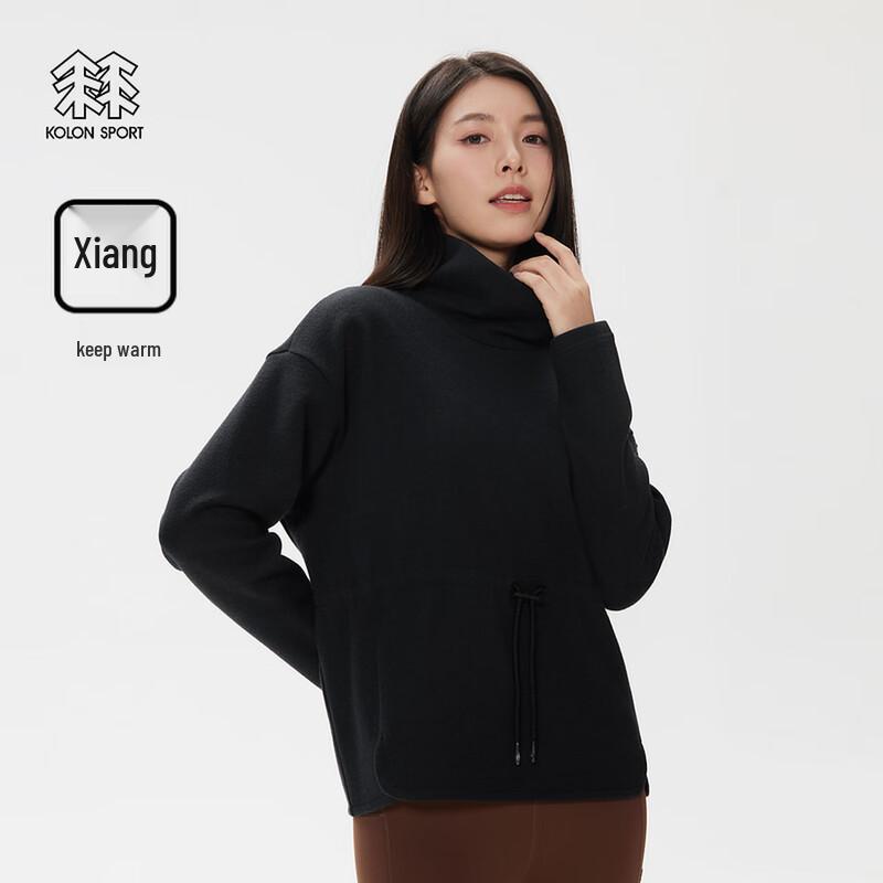 Женский свитшот KOLON SPORT с круглым вырезом из смесовой шерсти XS