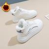 Women's Casual Snow Boots Shoes Anti-Slip Lace-Up Chunky Platform Ankle Booties With Faux Fur Lining Winter Warm High Top Walking Sneakers for Women