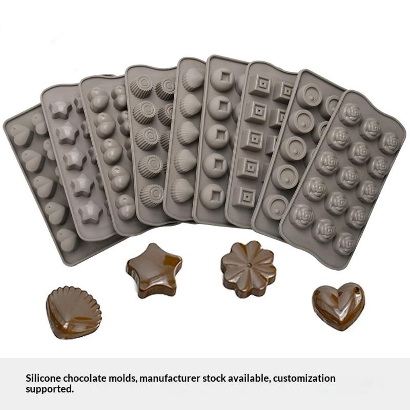 Silicon Chocolate Candy Molds For Baking Cake Molds For Baking Trays For Pastry And Baking Accessories For Candy Diy And Tools
