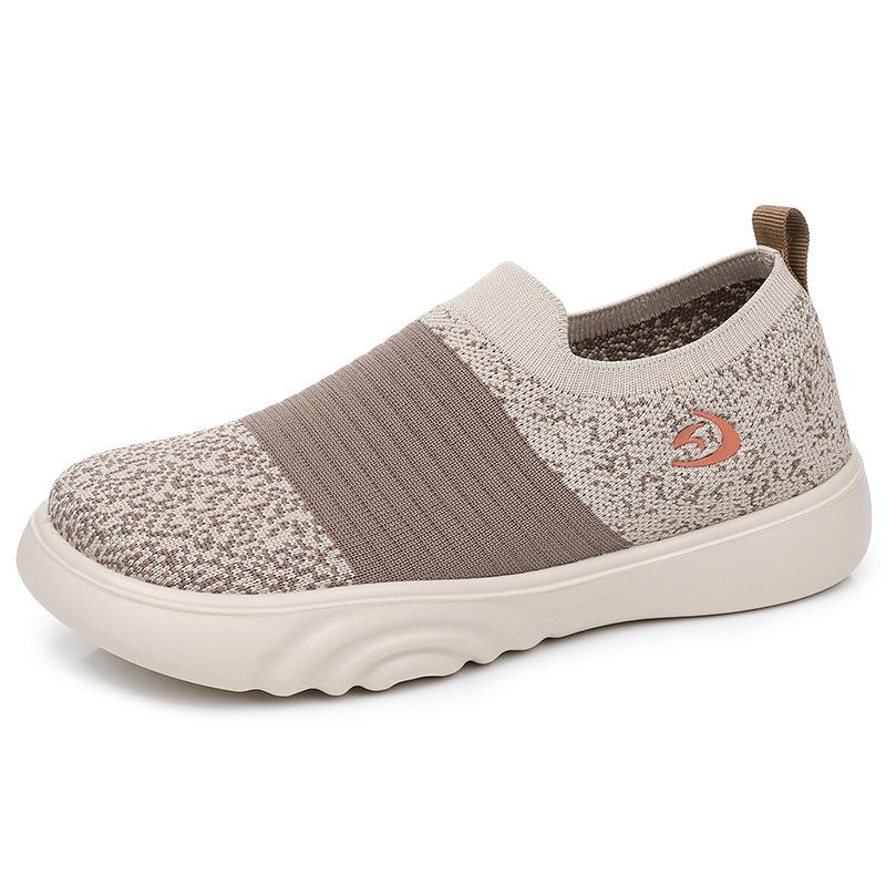 Shoes women's new casual single shoes lazy comfortable muffin shoes fashionable versatile breathable lightweight mother shoes