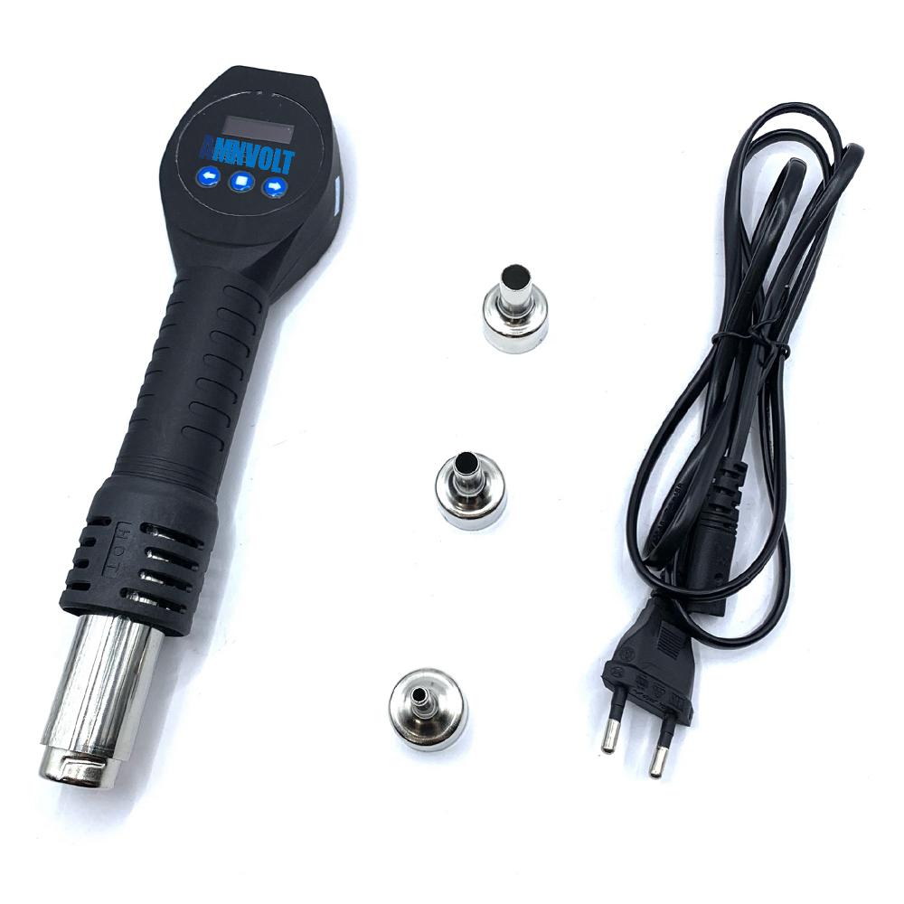 

PTS550W Портативный мини-термофен – 550 Вт с ПИД-регулятором температуры, регулируемый диапазон 100–450 °C, идеальный инструмент для ремонта Under 500W