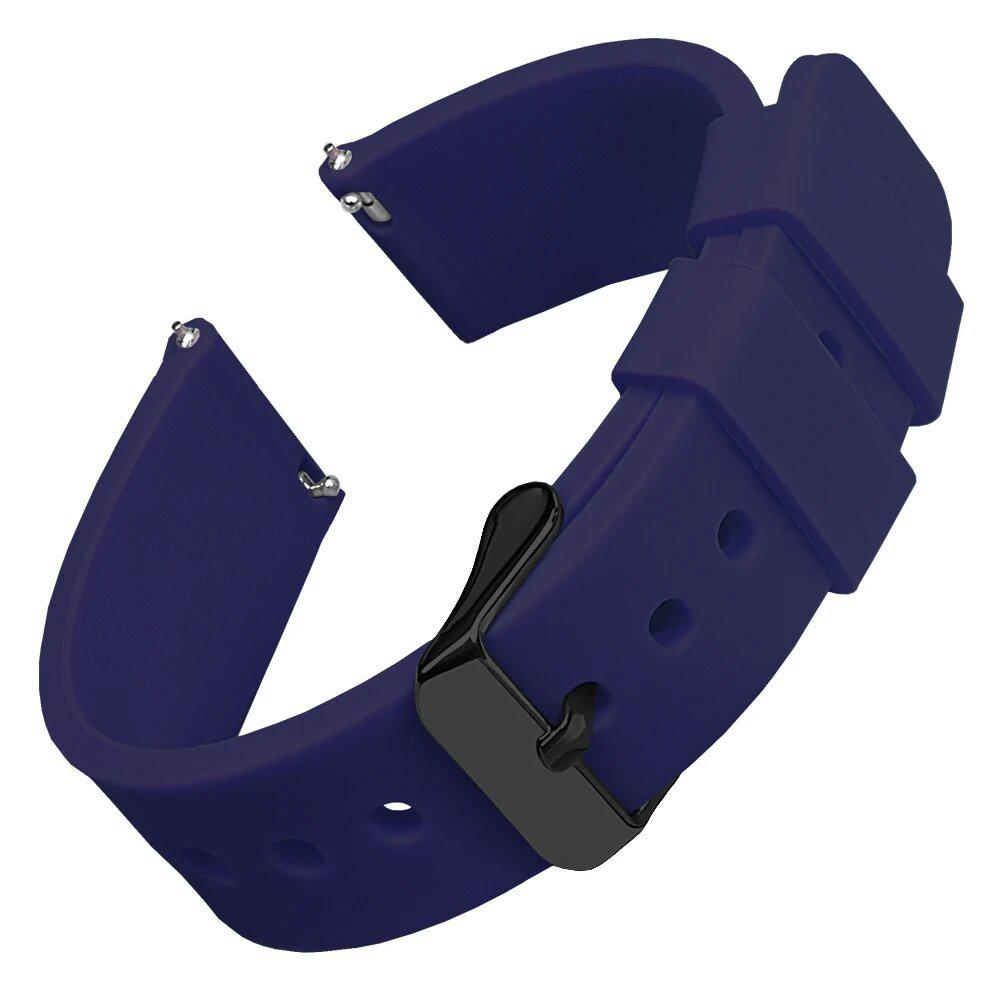Cinturino Premium in Silicone per Orologio - Rilascio Rapido, Diverse Misure (14/16/18/19/20/21/22/24mm), Design Morbido e Colorato