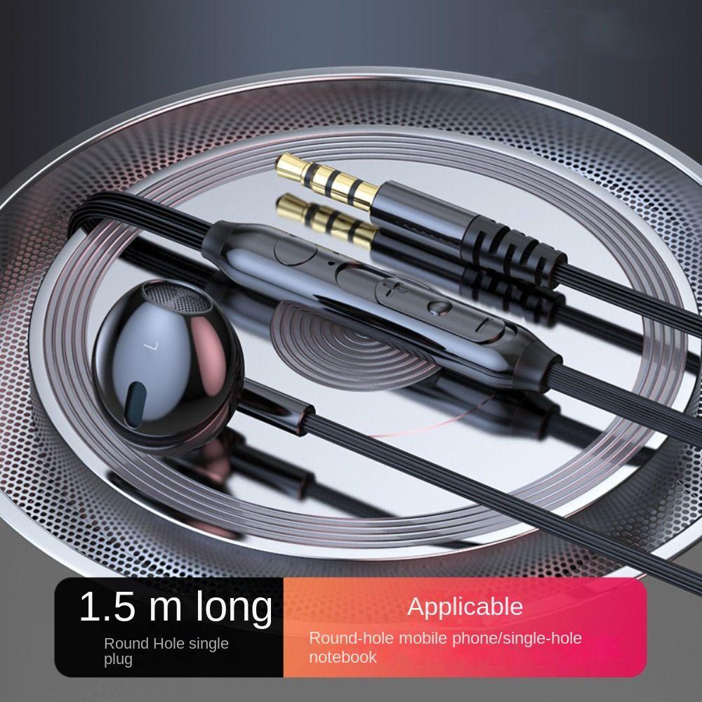 in Ear 3.5mm Wired Earphones 3.5mm Jack Wired Headset Dual Jack Headphones  for Desktop/Computer/PC