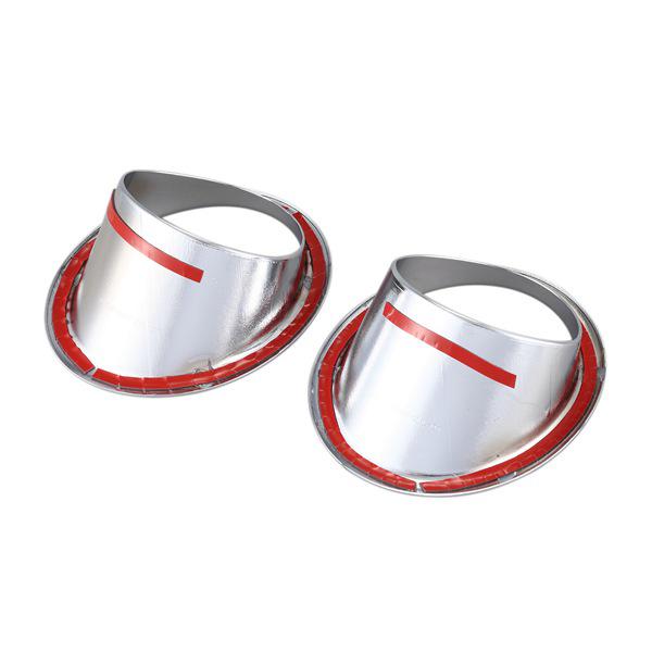 Front Fog Light Cover Pair for 2011-2014 Ford Explorer