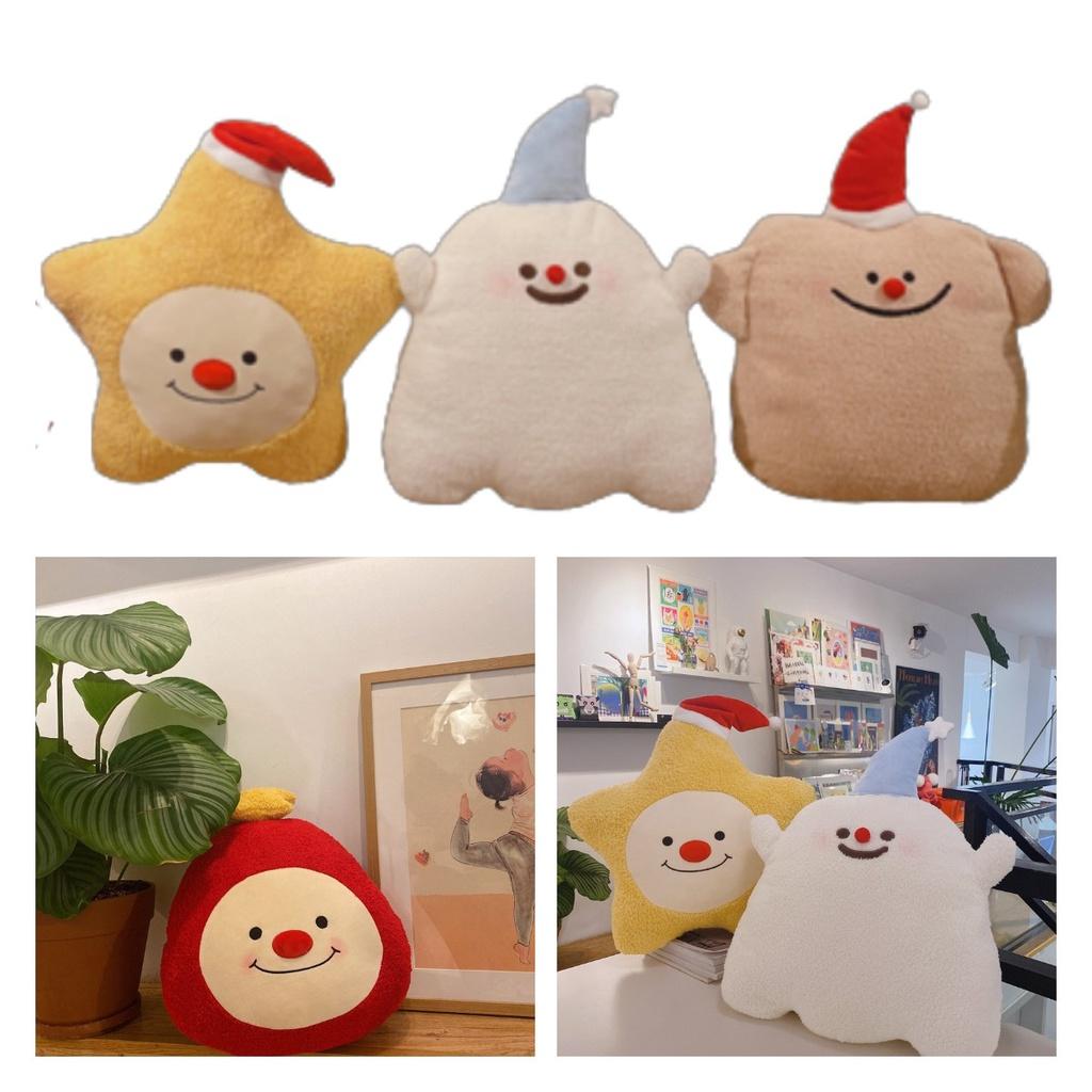 Cartoon Weihnachten Plüschtier Stern Kissen Kleiner Geist Kissen