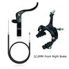 MAGICBROS Fixed Gear Bike Front and Rear Brake Set 22.2/31.8MM Caliper Brake Caliper Tube Length 260/1560MM Bicycle Accessories