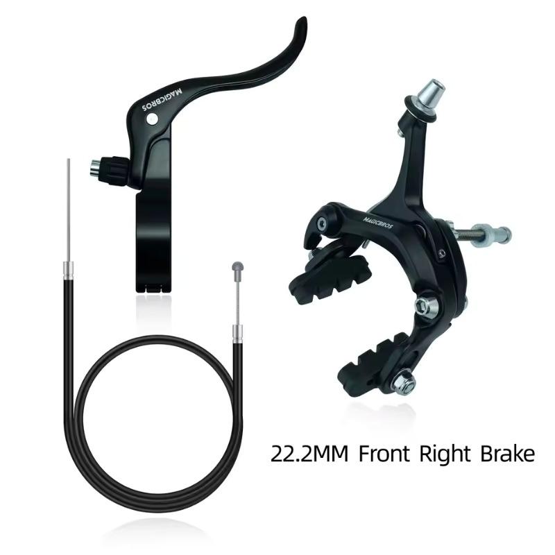 MAGICBROS Fixed Gear Bike Front and Rear Brake Set 22.2/31.8MM Caliper Brake Caliper Tube Length 260/1560MM Bicycle Accessories