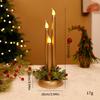 1PC Christmas Halloween LED Candles Flameless Christmas Candles Photo Props Ornament For Home Decoration 30*10cm Table Decor