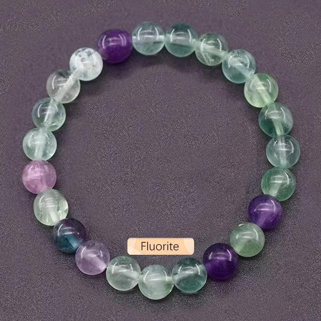 Beaded bracelet powder crystal garnet natural stone tiger's eye stone bead string natural crystal bracelet design