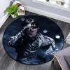 Jungkook Pattern Round rug,Carpet Rug for Living Room Bedroom Playroom ,Non-slip Floor Mat,Holiday Gifts and Birthday Gifts.