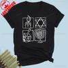 Hanukkah Shirt Unisexorah Shirt Funny Dreidel Tee Jewish Holiday Sweatshirt Festival Of Lights Tops Aesthetic Clothesfor Unisex