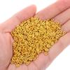 1000 PCS 4mm Gold Spacer Beads Flower Flower Loose Beads Gold Bead Spacers  Earring
