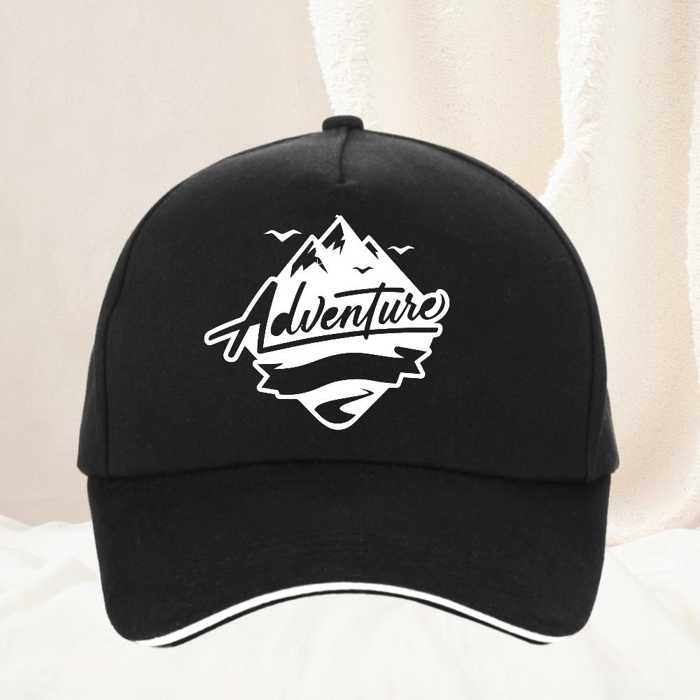 Adventure Is Out There Outdoor Sun Hat for Mountain Climbing Adjustable Unisex Women Baseball Cap Pike Hunter Fishing Hats