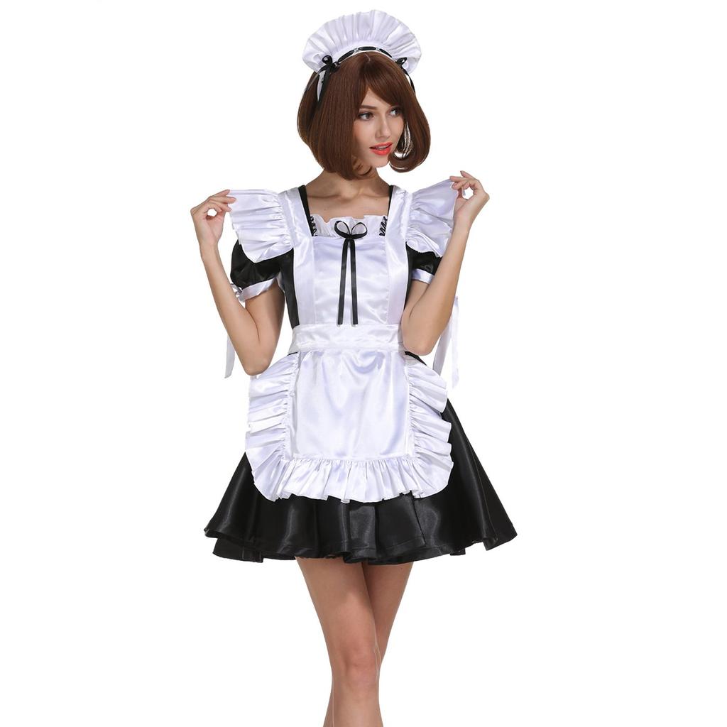 GOceBaby Feminine Maid Outfit with Back Thick Stain Wear Band, Dress, Two-Way (L)
