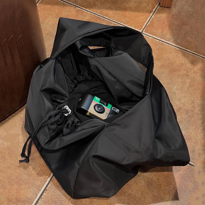 Casual Drawstring Shoulder Bags For Women Large Capacity Handbag Sport Gym Bag Shopping Bag Premium Durable Quality