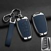 Zinklegierung Leder Auto Schlüsselhülle Hyundai Grand Santa Fe 3Dm Ix45 Ix35 Genesis Dh Grandeur Azera Hg Equus Schlüsselhülle
