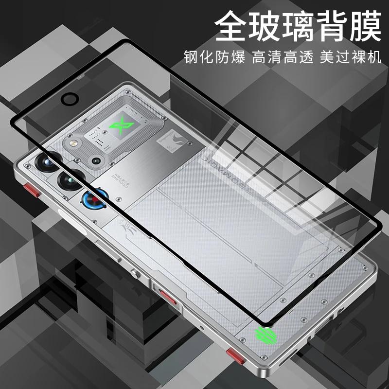 For Red magic10 ProPlus Case Aluminium Alloy Metal Frame Tempered Glass Camera Protection Cover For Red Magic 10 Pro Plus 10Pro