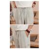 JEEP SPIRIT Herren Sommer Leichte Leinen Freizeithose