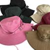 Star Pink Western Cowboy Hat Kids Summer Big Brim Sunscreen Bucket Hat Outdoor Hiking Hiking Hat