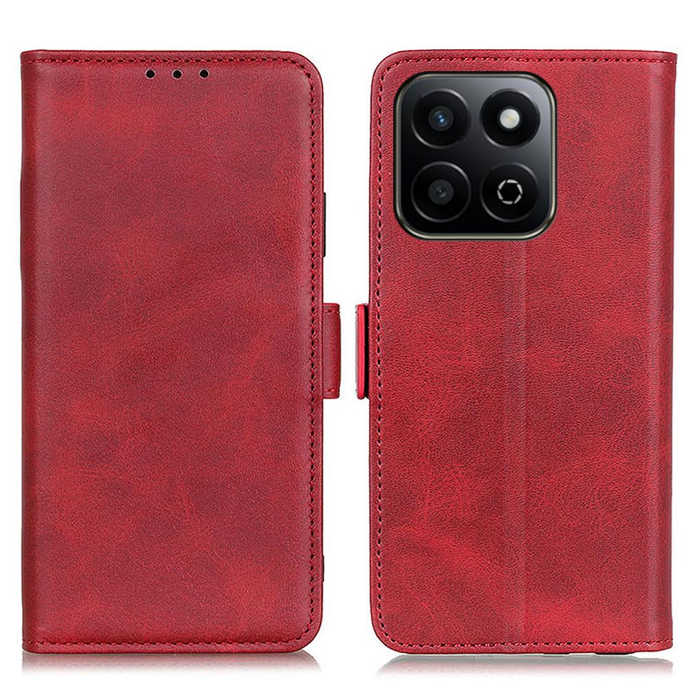 For Honor X7c 5G/X7c 4G/200 Smart 5G/Play 60 Plus 5G Case Stand Cowhide Texture PU Leather Phone Cover