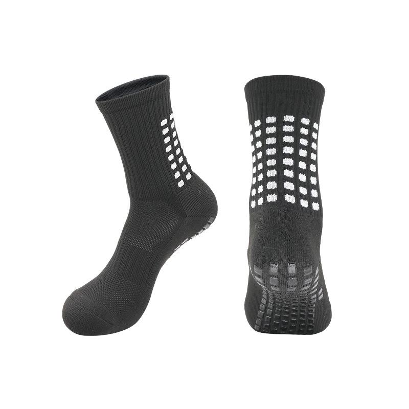 Herbst Trainings Fußballsocken Herren Handtuchsohle Sportsocken Spender Nicht-Rutsch-Socken Atmungsaktiv Schweißabsorbierend Mittellange Socken