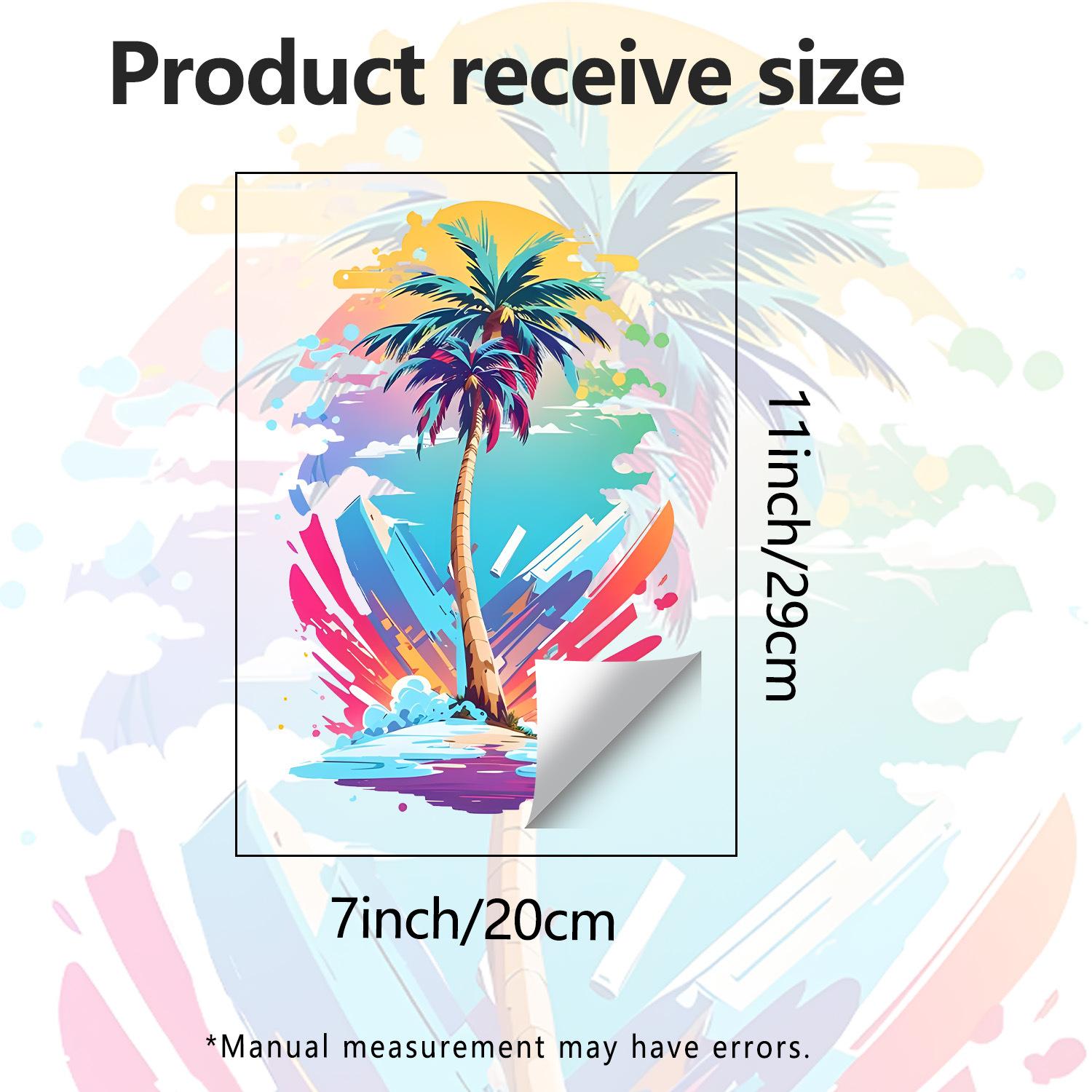 

Creative Graffiti Coconut Tree Children s Bedroom Study Kitchen Bathroom Window Decoration Stickers JDT-A563