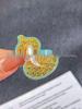 Retro Chinese Hollow Gourd Brooch with Pearls & Shells Gold-Plated Pin Corsage