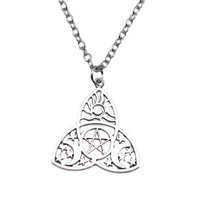 45cm Oder 70cm Lange Kettenhalskette Stern Mond Sonne Pentagramm Minimalistische Schmuckkomponenten QN068