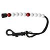 Golf Strokes Score Counter With Golf Bead Chain Strokes Bead Counter Bracelet With Simple Clip Nylon Woven Rope Golf Training
