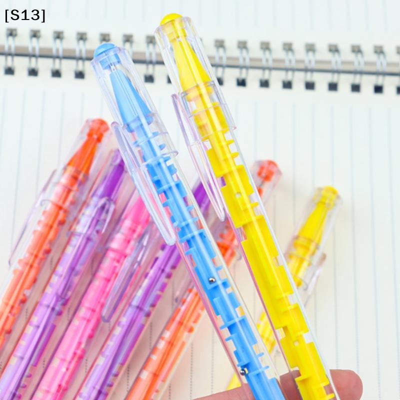 5/10Pcs Papeterie Créative Jeu de Puzzle Amusant Stylo Labyrinthe Stylos à Bille Outil d'Écriture Anti-Stress Cadeau Unique[Q]Q@