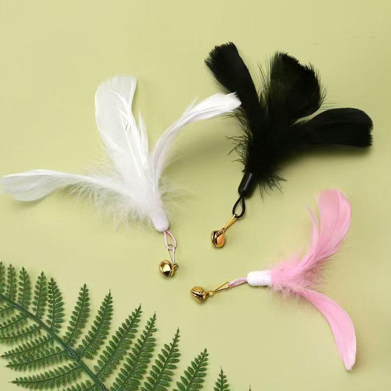 

1/3/4Pcs Extended Four Section Telescopic Cat Stick 1.8M Extra Long Fishing Rod Resistant Feather Bell Cat Toy Pet Supplies