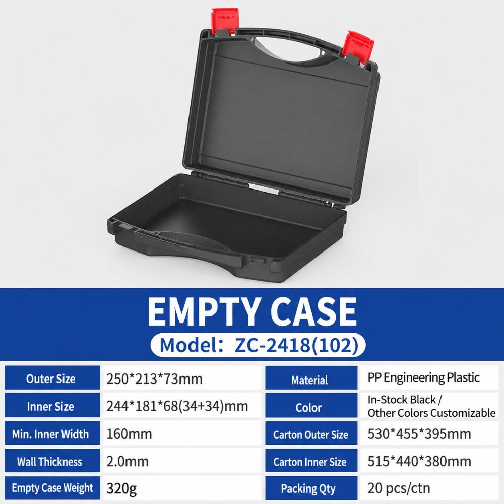 1Pcs PP Plastic Plastic Tool Organizer Storage Case  For Household Workshop Car Storage