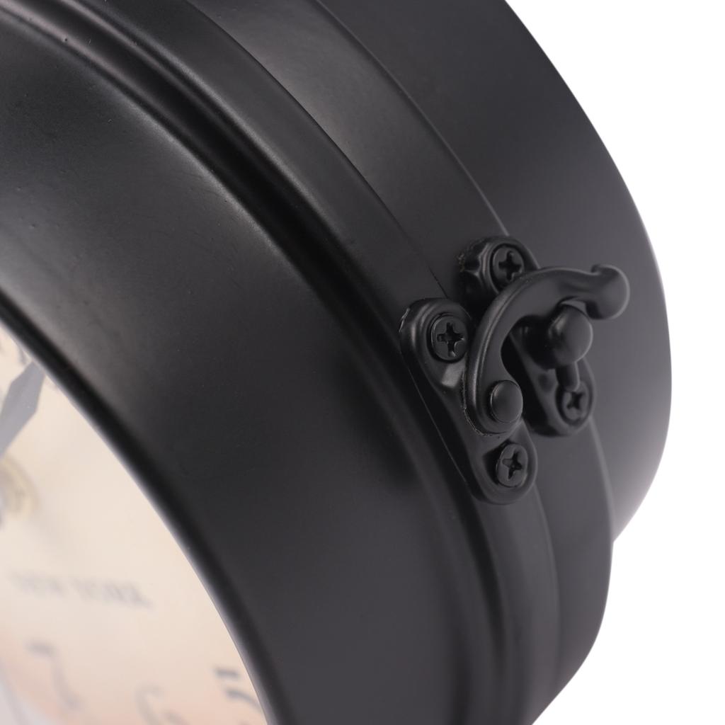 Good-European-Style Double-Sided Wall Clock Creative Classic Clocks Monochrome