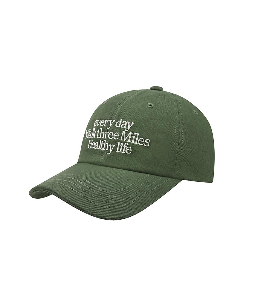 Leinleim Unisex Bio-Washed Three Miles Ball Cap Green