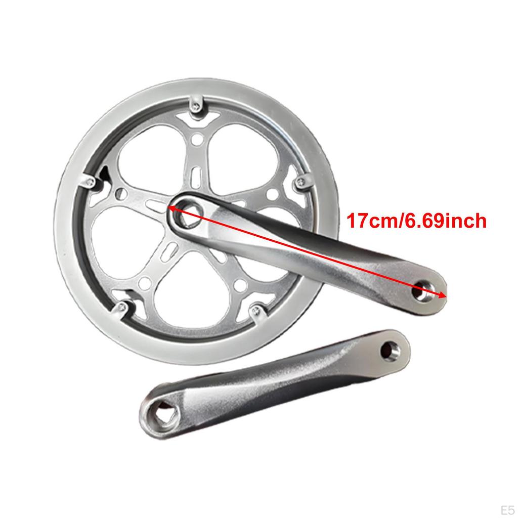 Kurbelsatz City Faltrad Kurbelsatz, Kurbelarmset mit Einzelkettenblatt