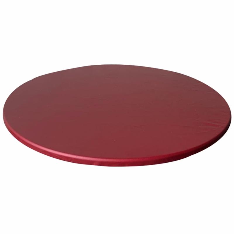 Polyester Round Tablecloth with Waterproofs Feature Table Cloth Cover Fit Tables Up to 90cm Spill Proof Table Cover