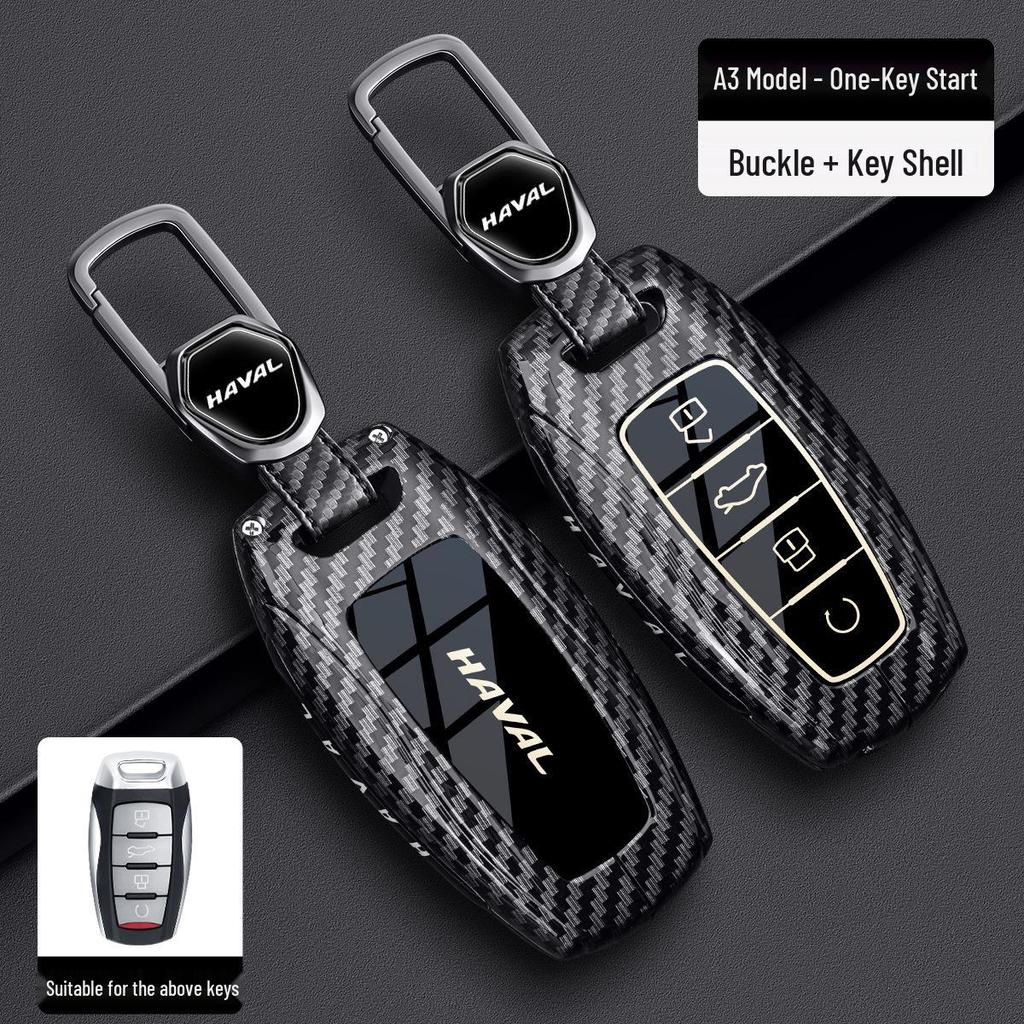 2025 Haval H9 & Big Dog Gen 2 Shenshou Carbon Fiber Metal Key Shell