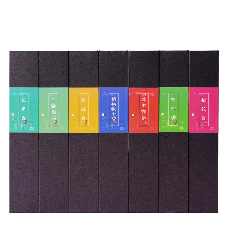 21cm Natural Stick Incense Ambergris Goose Pear Tent Fragrance Tea Room Bedroom To Purify The Air and Remove Odors Joss Stick