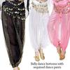 Sequin Belly Dance Pants Tassel Loose Pants Fashion Show Costumes  Women