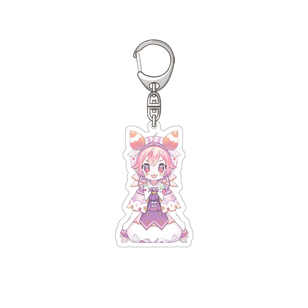 Nijisanji Kitakoji Hisui Seraph Dazzlegarden Yaguruma Rine Togawa Nonoha Inami Rai Official Acrylic Keychain Bag pendant Gifts