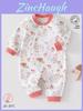 Newborn Cotton Baby Romper With Antibacterial Fabric Long Sleeve For Spring Autumn Infa