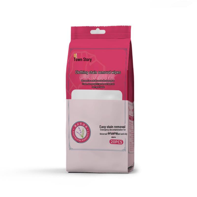 Machi Story Portable Stain Remover Wipes for Clothing & White Shoes