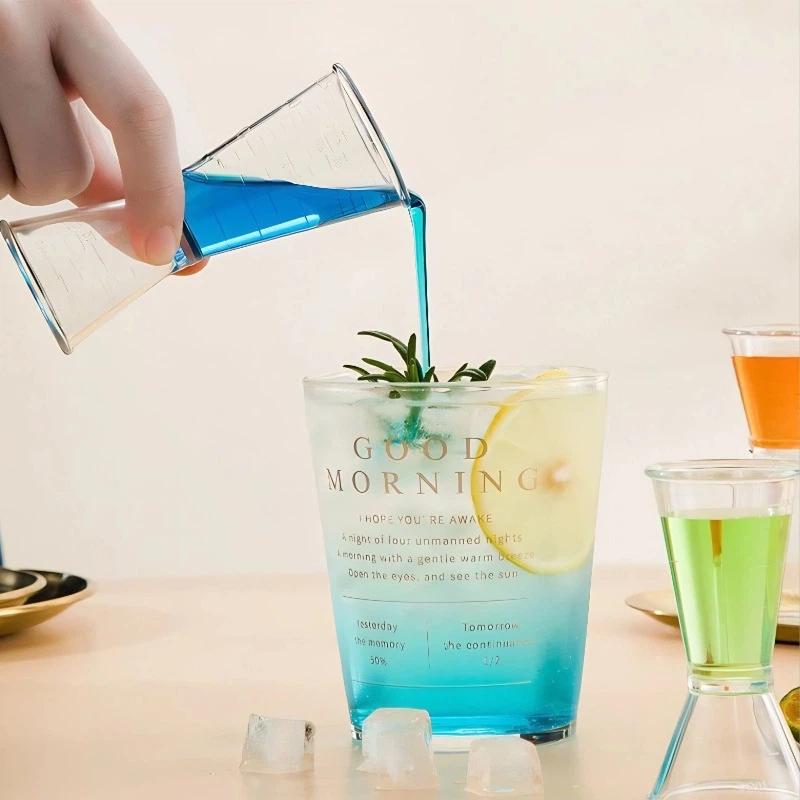 New Pc Measure Cup 20/40Cc Transparent Cocktail Shaker Kitchen Supplies 20/40Cc Double-Headed