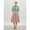 Cc Collect Back Banding Pintuck Flare Skirt  C261msd002 